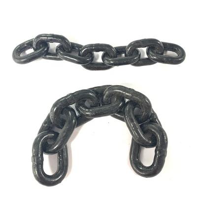 China Drive Chain Steel With Spray Black Lifting Welded Link Chain for sale