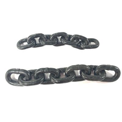 China Transmission Chain Low Price Steel With Spray Black Hoisting Chain Welded for sale