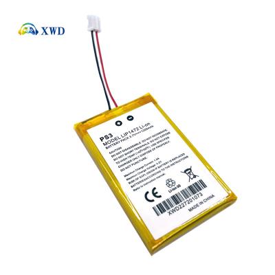 China Rechargeable Li-ion XWD Battery For PS3 Controller 3.7V 1200mah For DualShock 3 Game LIP1472 Battery for sale