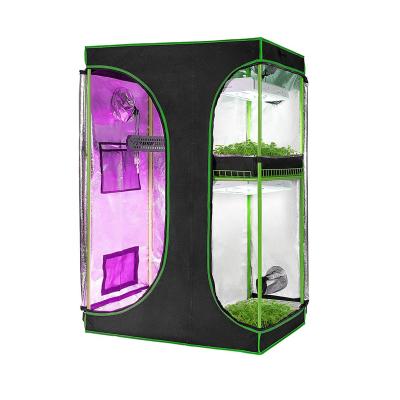 China 2 Easily Assembled In 1 Poly Hydroponics Agriculture Use Portable Greenhouse Assembled Garden Plant Grow Tent Darkroom For Sale for sale