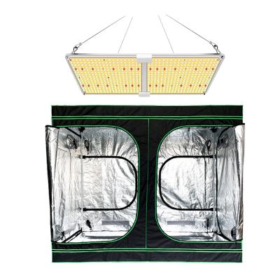 China Mini Big Energy Saving Modern Mylar Greenhouse Waterproof Growing Darkroom Easily Assembled Waterproof Hydroponics Grow Tent With Led Light Kit for sale