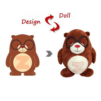 China Low MOQ Cheap Game or Decoration Manufacturer pp Cotton Stuffing Large Size Light Brown Teddy Bear Soft Panda Sweet Gift Stuffed Toy Customized for sale