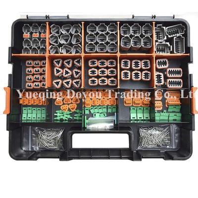 China Full 450 Pcs Deustch Automotive Connectors Stamped Contacts Kit Plug Case Automotive Detachment With Removal Tool 0411-310-1605 0411-291-1405 for sale