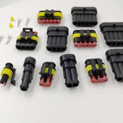 China Automotive Super Seal Electrical Wire Connector Waterproof Plug For Car Used For 16-22awg for sale