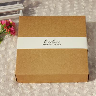 China Cardboard Kraft Biodegradable Paper Gift Box Printed Brown Kraft Paper for sale