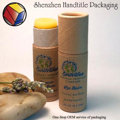 China 2017 handmade new lip balm paper tube packaging for sunscreen for sale