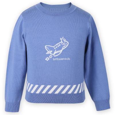 China Breathable Jacquard Sweater Soft Touch Sweater Kids Long Sleeve Sweater For Boys for sale