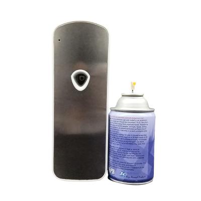 China Sustainable Hot Sale 300ml Aerosol Dispenser Plastic Home Black Air Freshener Dispenser for sale