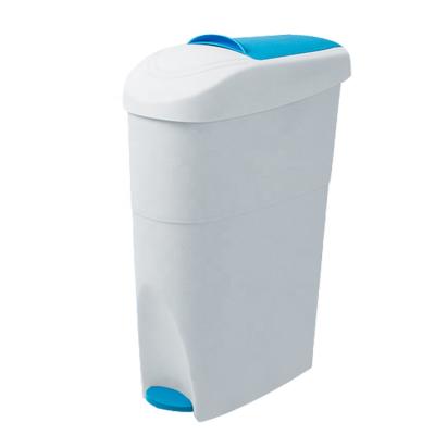 China Feminine Hygiene 18L Size White Sustainable Quality Hot Sale Pedal Sanitary Bin for sale