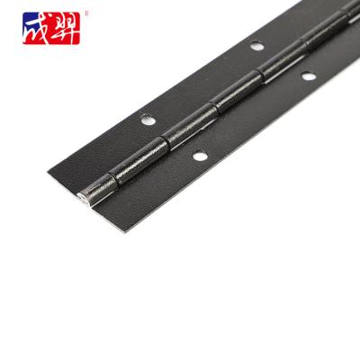 China Black Continuous Iron Piano Hinge for sale