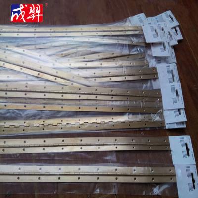 China Solid Brass Hardware Piano Furniture Continuous Hinges Long for sale