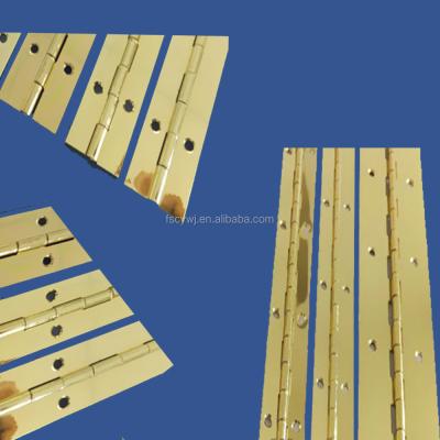 China Piano Brass Hardware Hinge With 25mm, 30mm, 38mm, 50mm Width for sale