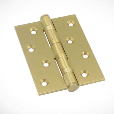 China 4 inch solid brass cabinet brass heavy tudy door hinge for furniture for sale