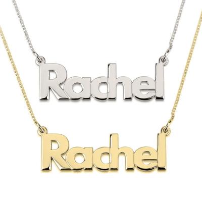 China Trendy Fashion Letter Word Silver Necklace, Wholesale 925 Sterling Silver Necklace For Women for sale