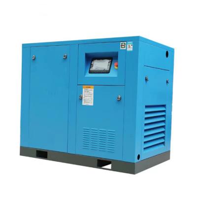 China Olie-geïnjecteerde industriële lucht Kleine stille luchtcompressor Schroefcompressor 40HP 30Kw Te koop