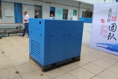 China Stille 30HP VSD-schroefluchtcompressor 8bar 10bar 13bar met PM-motor Te koop