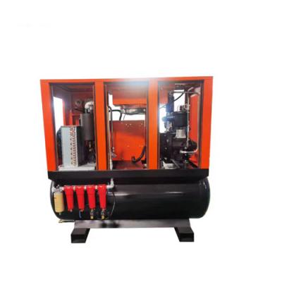 China Screw Laser Cutting Air Compressor Air Tank Mounted Variable Frequency 15Kw 20Hp for sale