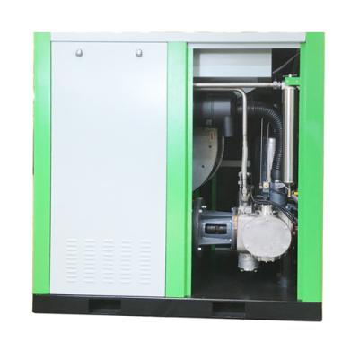 China Refrigerar de água silencioso do compressor livre silencioso do parafuso do óleo 22KW para a indústria alimentar à venda