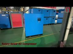 Variable Frequency Rotary Screw Air Compressor 10HP Low Db Energy Saving