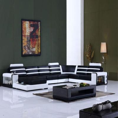 China Chesterfield SOFA Chesterfield Leather SOFA 7 seater USB charger u shape living room sofa set for sale