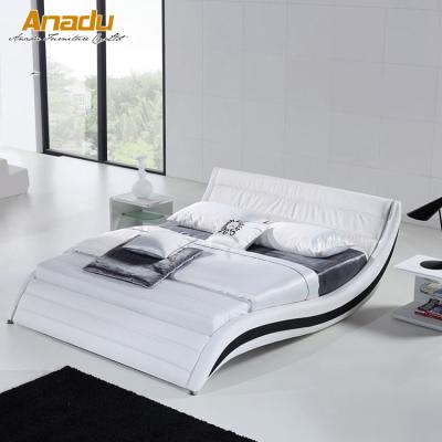 China 2017 New Soft Bed Modern Shaped Leather Soft Bed Soft Bed CCE088 for sale