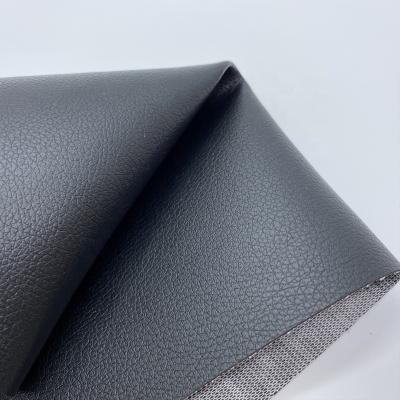 China Waterproof Lychee Embossing PVC Leather For Car Seat Leather Fabric 100% Polyester for sale