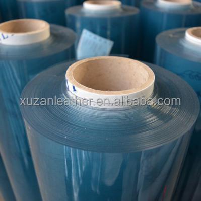 China Moistureproof Colored Clear Vinyl Rolls PVC Super Clear PVC Film Rolls Moisture Proof Transparent PVC Film For Table Covering Film for sale