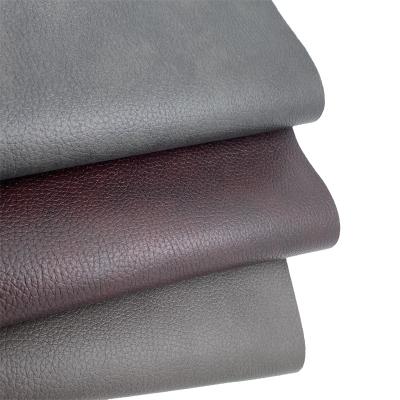 China Waterproof Nonwoven Backing PVC Leather For Furniture Using Leather Material For Sofa PU Leather for sale