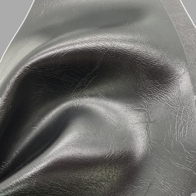 China Waterproof soft 0.6mm PVC vinyl leather cost down sofa upholstery fabric rexine leather fabric for sofa for sale