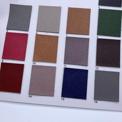 China 0.8mm PU Faux Leather Embossed Leather Fabric Waterproof Suede Microfiber Textured Polyurethane Leather Fabric for sale