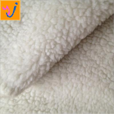 China Toy Free Sample Polyester Sherpa Suede Fabric for Winter Jacket, Coat for sale