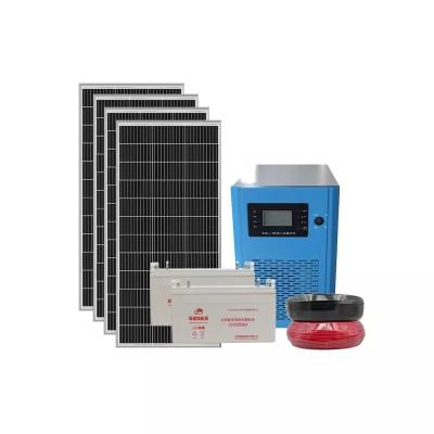 China Home Complete all in one best price off grid pv panels 1kw 2kw 3kw 5kw 10kw hybrid solar panels solar energy system for home for sale