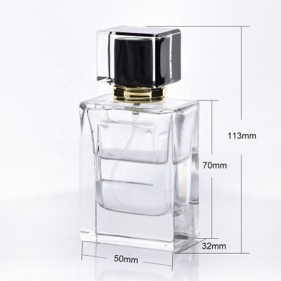 China Top Selling Luxury 50ml Glass Perfume Bottle Mist Sprayer Bottle Perfume Glass Bottles for sale