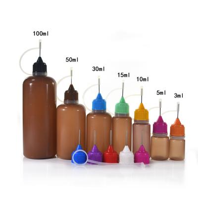 China Personal Care Private Label PE Plastic Dropper Bottle With Spout And Silicone Cover for sale