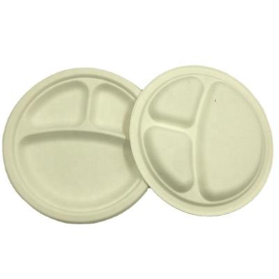 China Disposable Dish Bagasse Food Tray Biodegradable Sugar Cane for sale