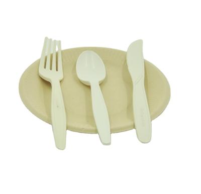 China Heat Resistance Disposable Bio-plastic Cutlery Eco-friendly Disposable Cutlery Cornstarch 8