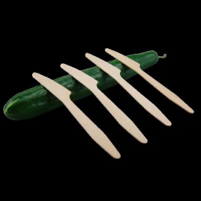 China High Dispoasble Birch Level Set Knife Fork Lucky Wood Cutlery Disposable Wooden Spoon for sale