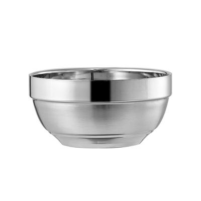 China Double-Layer Design Durable And Non-Scalding Heat Insulation Platinum Bright Household Bright Bowl for sale