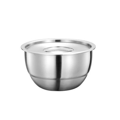 China Sustainable Stainless Steel Mixing Bowl Set Salad Bowl Nesting Storage Bowls for sale