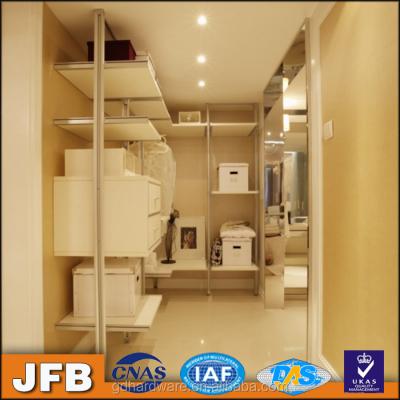 China PANEL Modular Closet System Walk In Closet Systems Fittings Walk In Wardrobes Aluminum Locker Room for sale