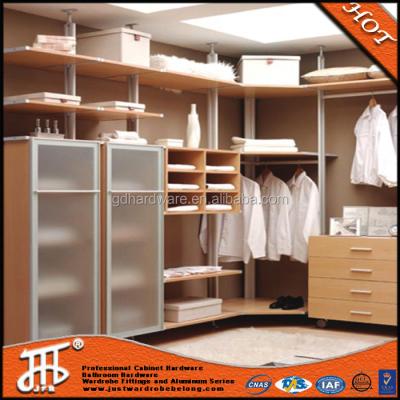 China diy wardrobe aluminum profile easi wardrobe storage cabinet for sale