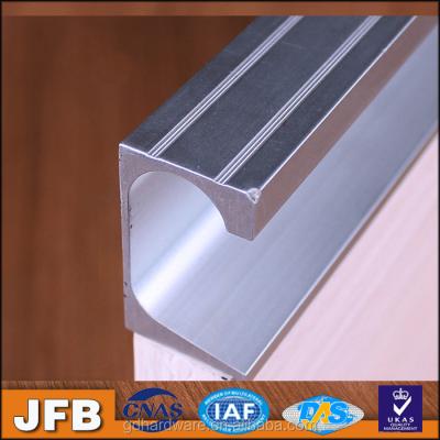 China Durable Aluminum Profile G Profile Sideboard Handle Foshan Popular Design All Colors Cabinet Polished Aluminum Extrusion Profile for sale