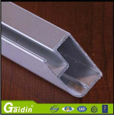 China Swing Chrome Finish Aluminum Frame Profile For Front Glass Sideboard Door for sale