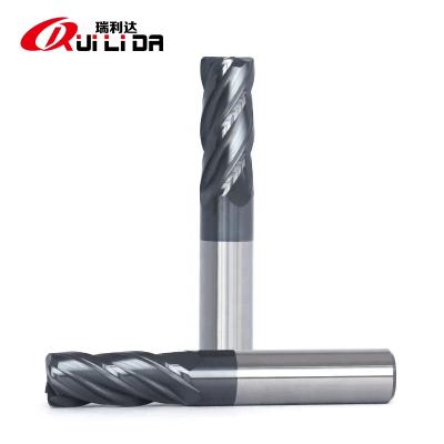 China High Hardened Carbide RLD HRC50 CNC Tungsten Carbide Corner End Mill Cutter Radius R Steel Milling Bit for sale