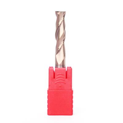 China Carbide RLD Factory Manufacturer HRC55 Square End Mills Fresas 8x75mm 2 Flute AlTiSiN Coating For Common Steel for sale