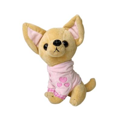 China Trade Assurance Soft Plush Scarf Silk Teddy Dog Plush Toy For Child for sale