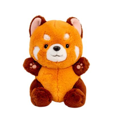 China Stuffed Animal Plush Toy Stuffed Cute Holiday Gifts Real Life Soft Cartoon Red Panda Plush Toy for sale