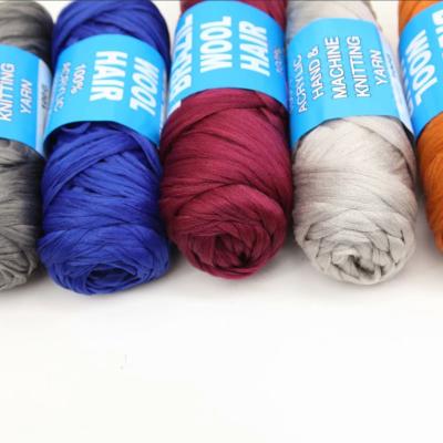 China High Tenacity BCF 100% Brazilian Wool Yarn Braided Hair for sale