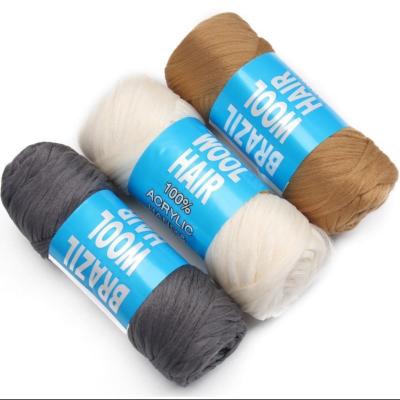 China China factory high quality cheap acid proof wool hair yarn for braiding for sale