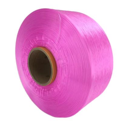 China 100% Recycled Polypropylene Acid Resistant 900D/600D/300D PP Yarn For Elastic Band Webbing Chat Fabric Raw Material PP Yarn fdy for sale